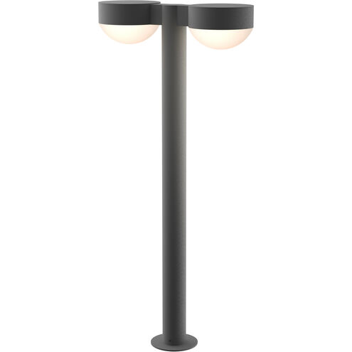 Reals 12V 20 watt Textured Gray Bollard