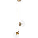 Ryland 2 Light 21 inch Brass Pendant Ceiling Light