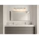 Dryden 4 Light 32 inch Polished Nickel Vanity Light Wall Light
