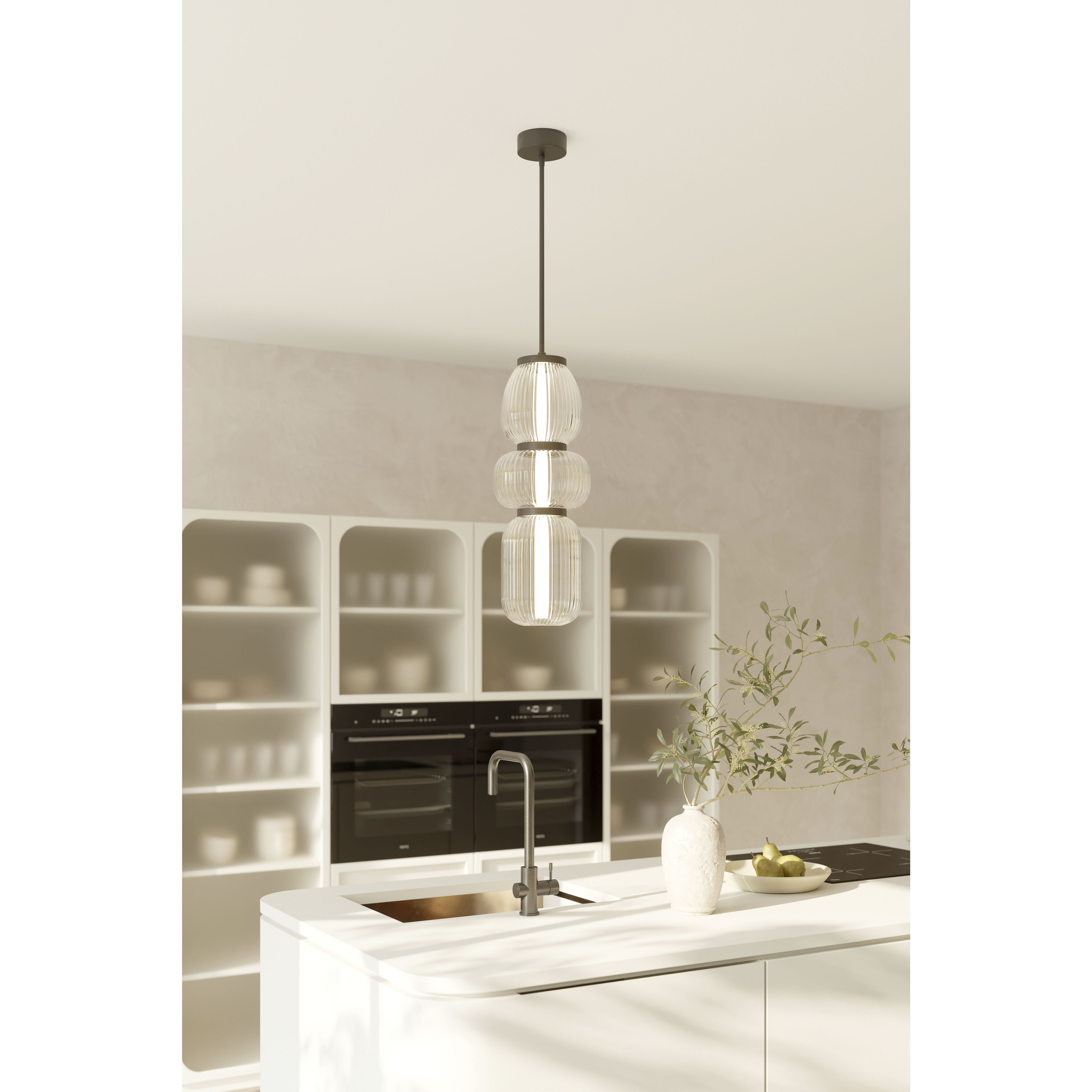 Cordel LED 9.5 inch Legacy Brass Mini Pendant Ceiling Light