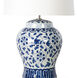 Southern Living Royal 28 inch 150.00 watt Blue Table Lamp Portable Light