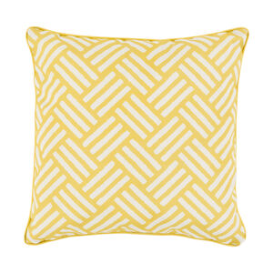 Kiawah Island 16 X 16 inch Bright Yellow/Ivory Pillow Cover