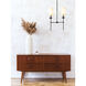 Emily 2 Light 19 inch Matte Black Linear Chandelier Ceiling Light