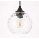 Cashel 1 Light 6 inch Black Pendant Ceiling Light