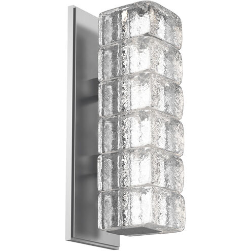 Asscher LED Classic Silver Indoor Sconce Wall Light