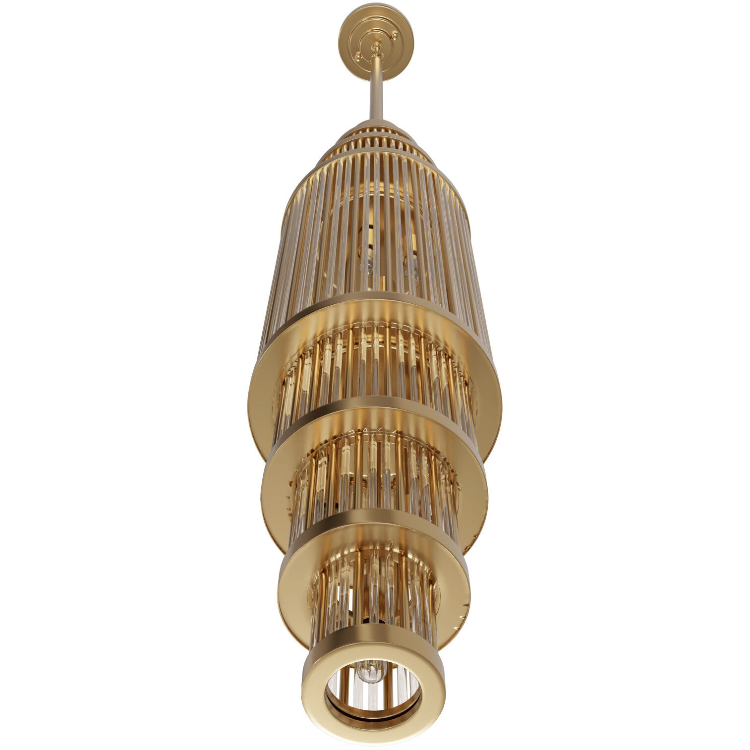 Waldorf LED 8 inch Aged Brass Pendant Ceiling Light