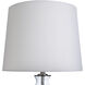 Signature 33 inch 150 watt Clear Seeded with Brass Steel Table Lamp Portable Light