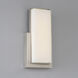 Corbusier LED 7.13 inch Satin Nickel Bath Vanity & Wall Light, dweLED