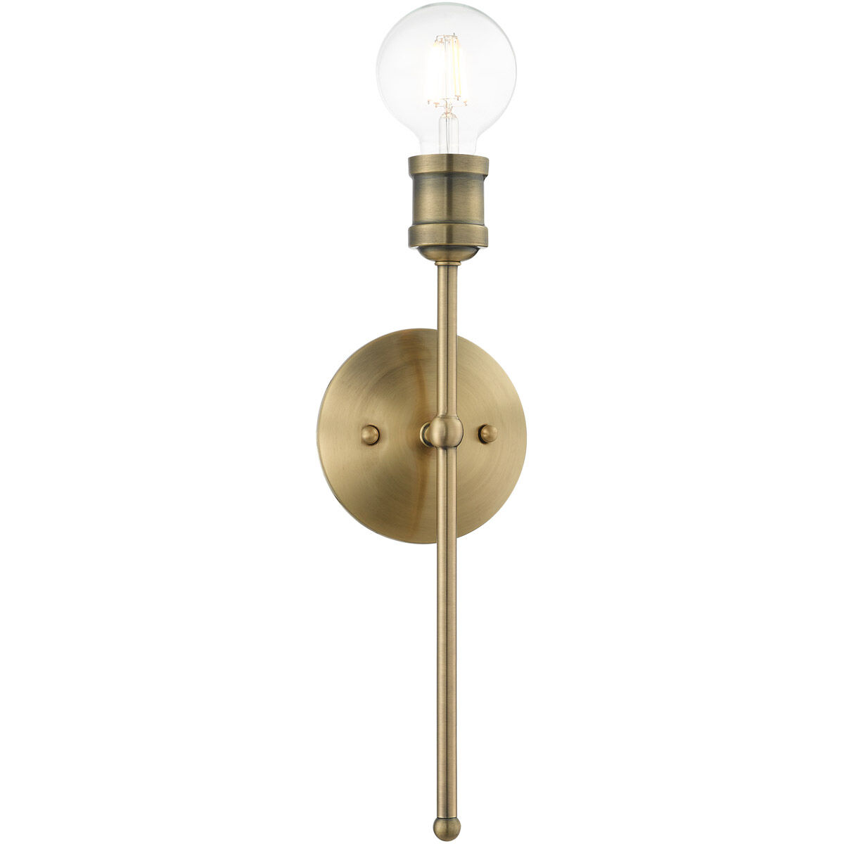 Lansdale 1 Light 5 inch Antique Brass ADA Sconce Wall Light