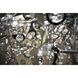 Comet 21 Light 50 inch Polished Chrome Single Pendant Ceiling Light