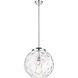 Ballston Athens Water Glass 1 Light 16 inch Polished Chrome Pendant Ceiling Light