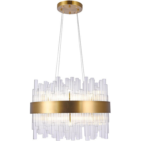 Canada LED 24 inch Brass Chandelier Ceiling Light