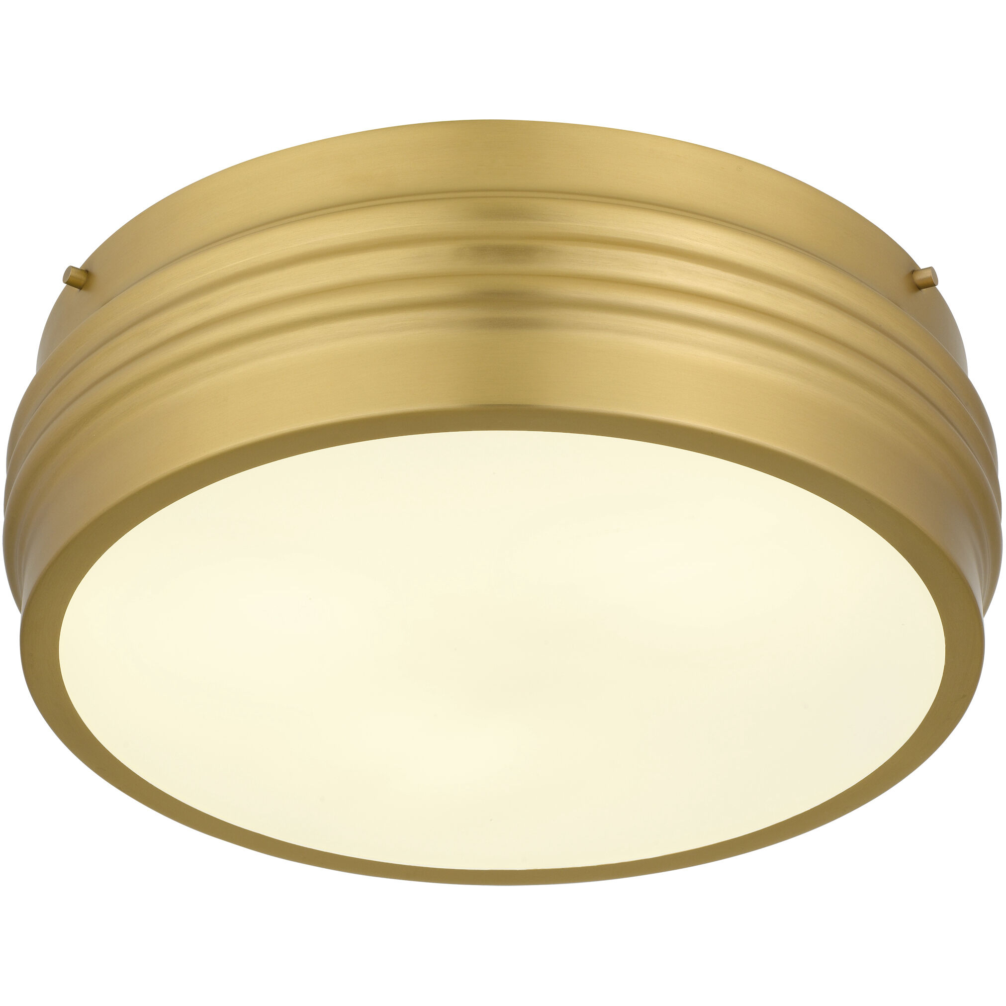 Emmett 3 Light 16 inch Brushed Gold Flush Mount Ceiling Light