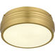 Emmett 3 Light 16 inch Brushed Gold Flush Mount Ceiling Light