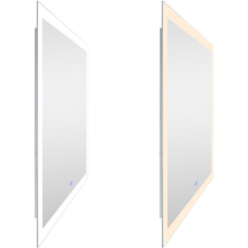 Abigail 36 X 35.5 inch Matte White Mirror, Square