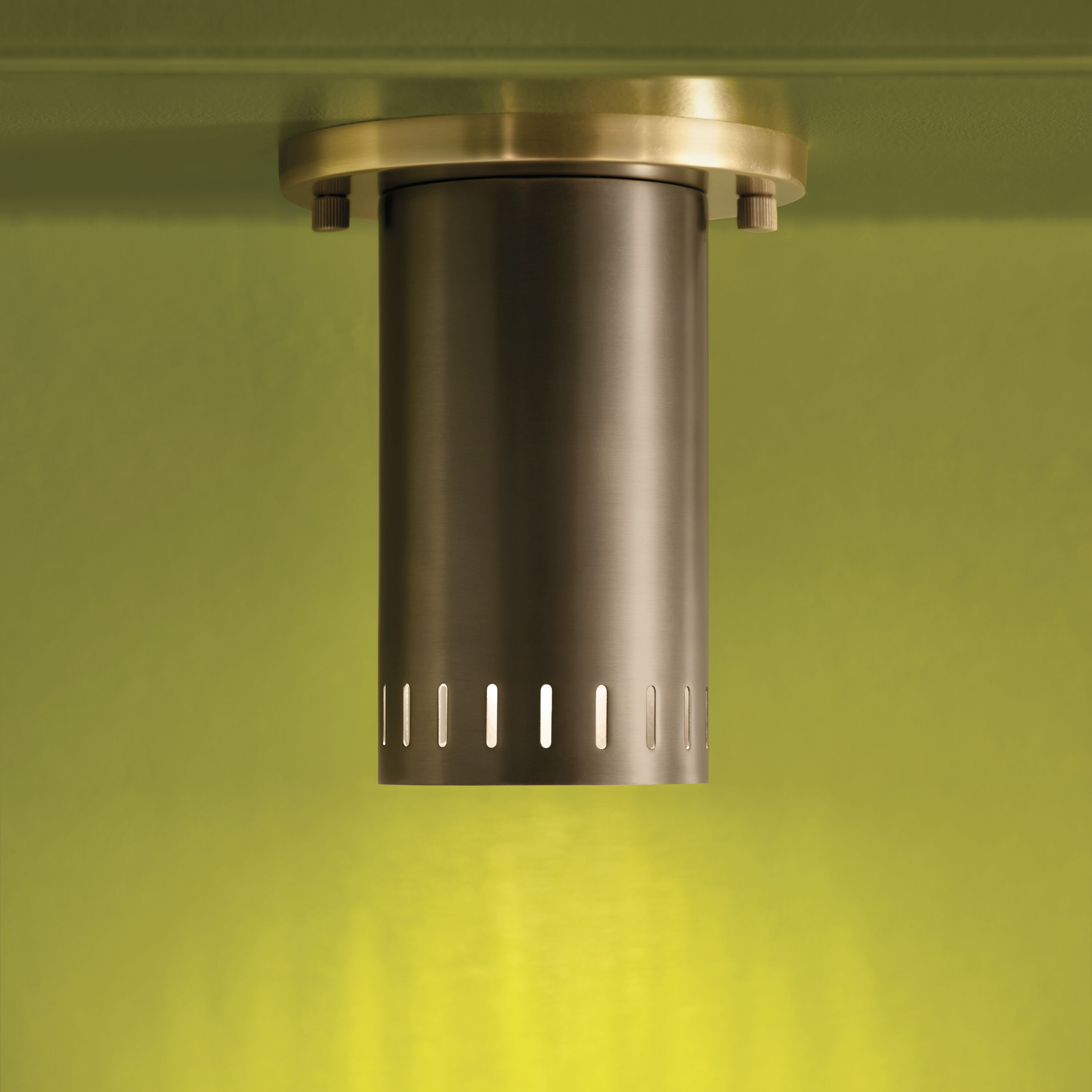 Ruehl 1 Light Lacquered Bronze Flush Mount Ceiling Light