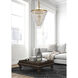 Nordic 7 Light 24 inch Brass Chandelier Ceiling Light