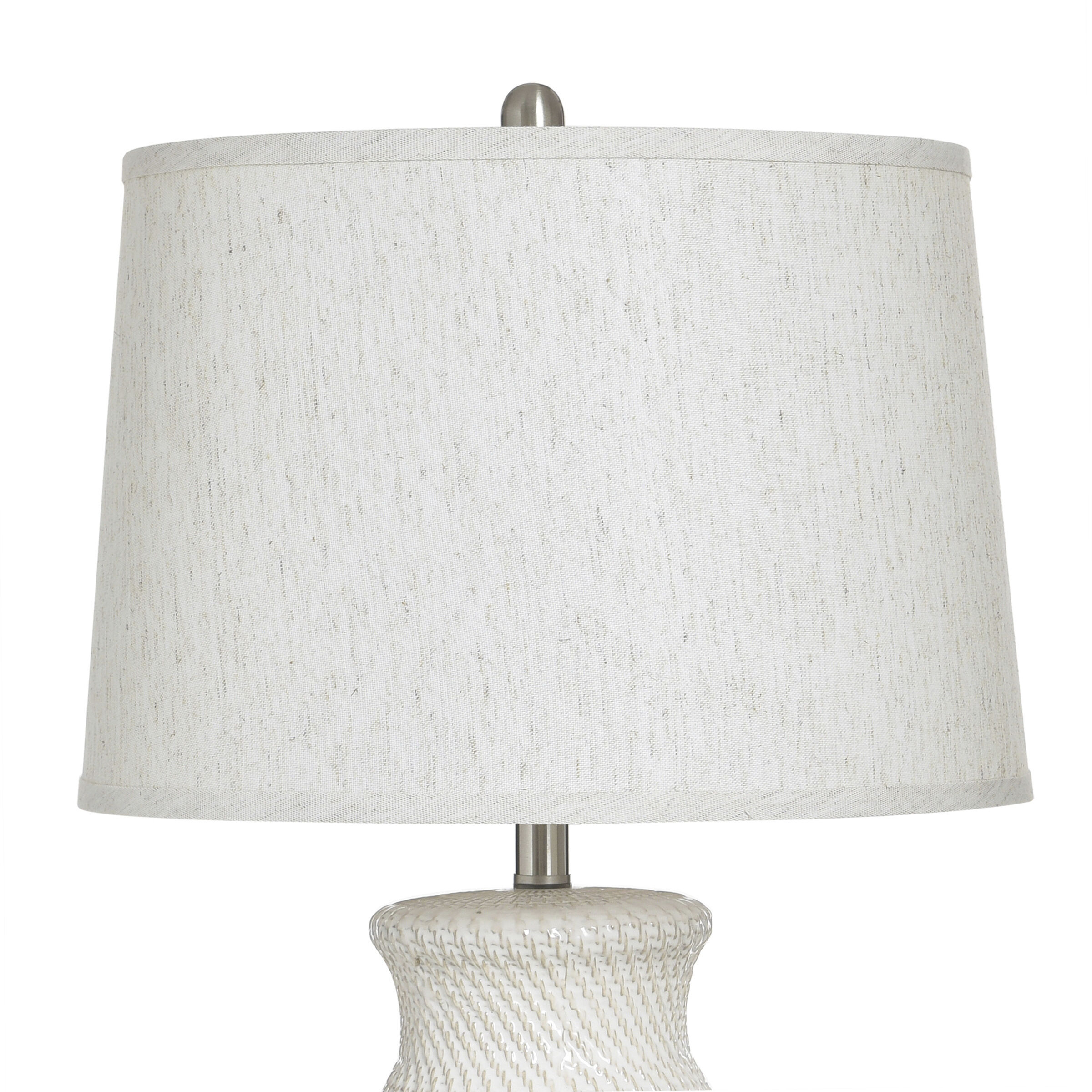 Novac 32 inch 100 watt Novac Cream Table Lamp Portable Light