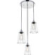 Auspice 3 Light 16 inch Chrome Pendant Ceiling Light