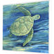 Lagoon Turtle Green and Blue Canvas, Propac
