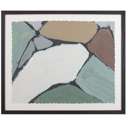 Abstract Collection Green Framed Art