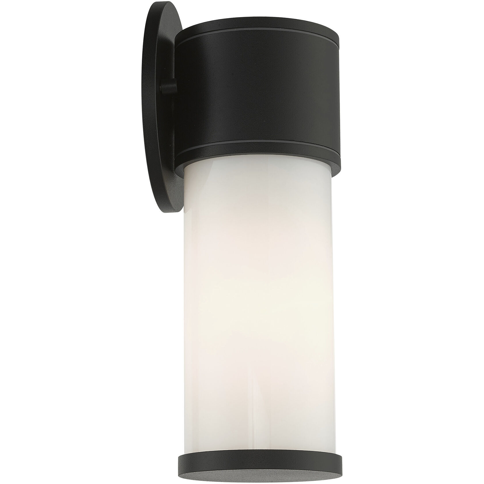 Landsdale 1 Light 10 inch Textured Black Outdoor ADA Wall Lantern