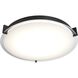 Matrix LED 18 inch Black Flush Mount Ceiling Light