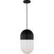 Drew & Jonathan Scott Foster 1 Light 8 inch Midnight Black Pendant Ceiling Light