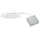 EnviroLite LED 6.85 inch White Slim Panel Downlight Ceiling Light
