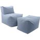 Driftwood Breeze Outdoor Pouf Chair