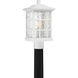 Quoizel Stonington 1 Light 16.5 inch Matte White Post Lantern SNN9009W - Open Box