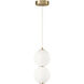 Dango LED 6.38 inch Oxidized Gold Pendant Ceiling Light