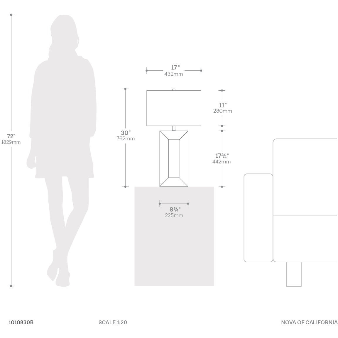Julie 30 inch 23.00 watt Ebony and Weathered Brass Standing Table Lamp Portable Light