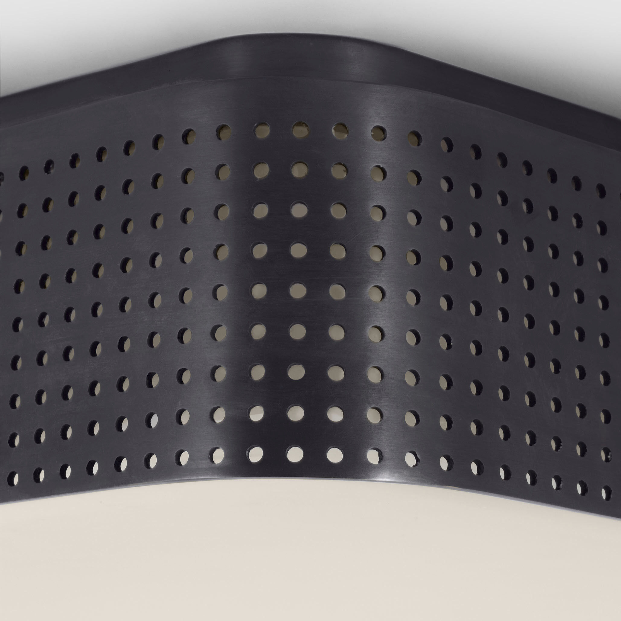 Kelly Wearstler Precision LED 12.5 inch Bronze Square Flush Mount Ceiling Light