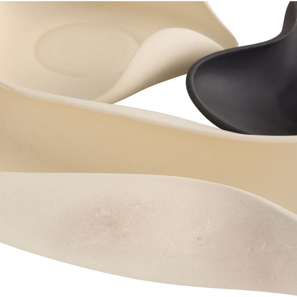 Roll Matte Black Trays, Set of 3