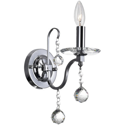 Valentina 1 Light 5 inch Chrome Wall Light