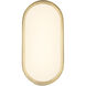 Melody LED 5 inch Satin Brass ADA Wall Sconce Wall Light