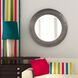 Bergman 32 X 32 inch Glossy Charcoal Wall Mirror