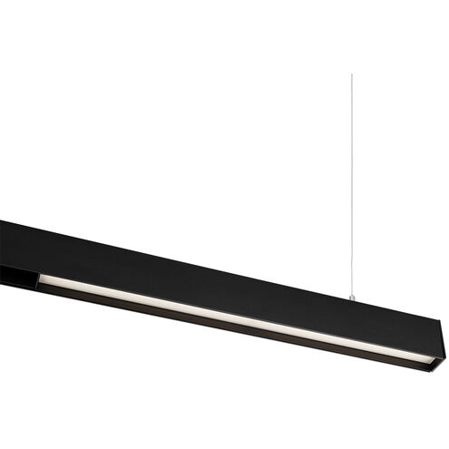 Ventrix 1 Light 48 Black Track Fixtures Ceiling Light