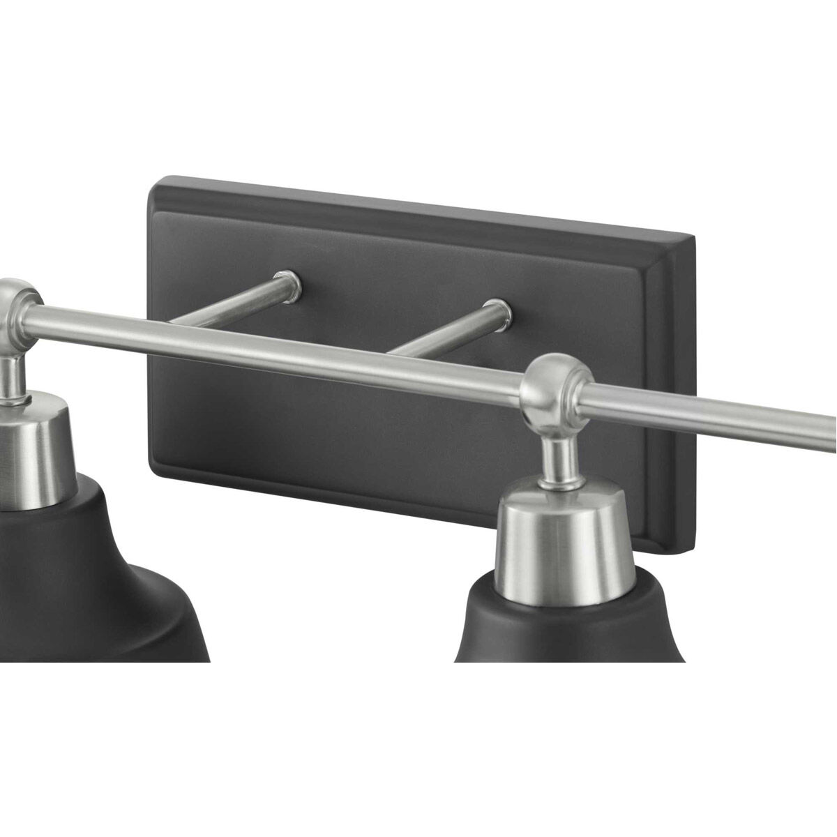 Bramlett 4 Light 33 inch Brushed Nickel Bath Vanity Wall Light