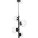 Wells 4 Light 18 inch Black Pendant Ceiling Light