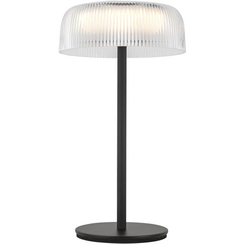 Brilla 10.5 inch 3 watt Black Table Lamp Portable Light