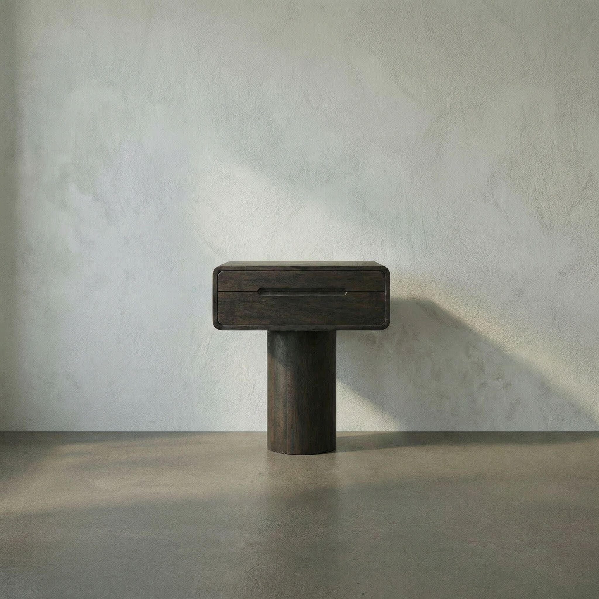 Langford 26 X 25 inch Ebony Walnut Side Table