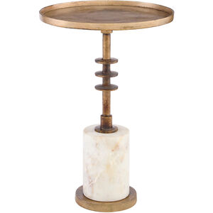 Jetson 23.75 X 13 inch Antique Brass Accent Table