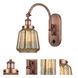 Franklin Restoration Chatham 1 Light 7 inch Antique Copper Sconce Wall Light in Mercury Glass