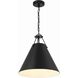 Xavier 3 Light 16 inch Matte Black Pendant Ceiling Light