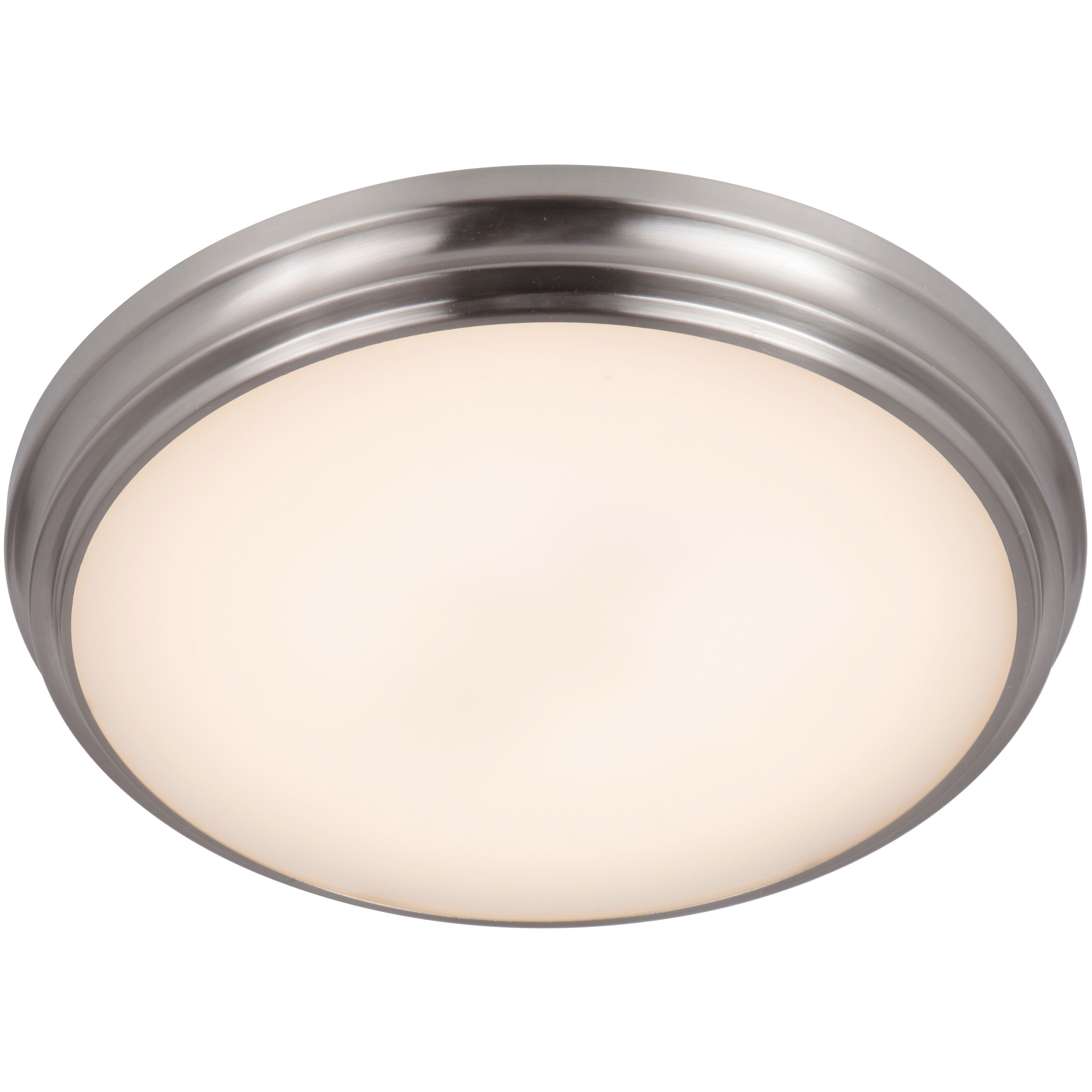 Neighborhood X66 Series LED 11 inch Brushed Polished Nickel Flushmount Ceiling Light