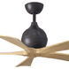 Atlas Irene-5 42 inch Textured Bronze with Light Maple Blades Indoor/Outdoor Ceiling Fan