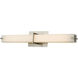 Squire LED 26.3 inch Brushed Nickel Bath Vanity Light Wall Light