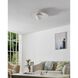 Solstice LED 22 inch Polished Nickel Convertible Pendant Ceiling Light